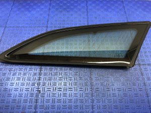 2016-2019 Jaguar XF Black Quarter Glass with Black Trim - Rear, Right (Passenger) (Used OEM)