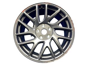  Tesla Model 3 Black 18x8.5 7 V-Spoke Black Alloy Wheel (Used OEM)