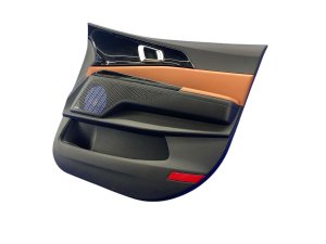 2022-2024 Kia Carnival Brown Door Interior Trim Panel SX Prestige - Front, Right (Passenger) (Used OEM)