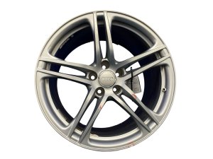 2011-2014 Audi R8 Gray 19x11 5-Double Spoke Titanium Alloy Wheel - Rear (Used OEM)