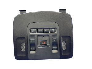2025 Toyota Camry Black Overhead Console with Map Light and Sunroof Opening - Front (Used OEM)