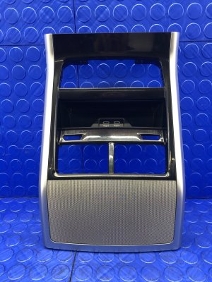 2019-2023 BMW M8 Silver Center Console Trim Panel with Charging Port - Rear (Used OEM)