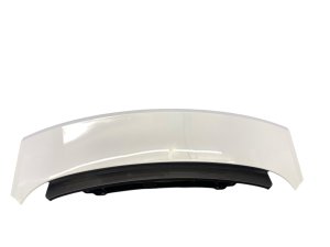 2017-2023 Porsche Panamera White Turbo Split Wing Spoiler Assembly with Drive Unit - Rear (Used OEM)
