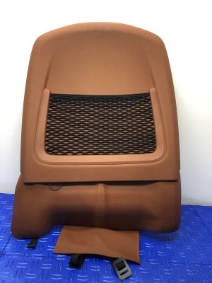 2014-2019 Maserati Ghibli Brown Seat Back Trim Panel Cover - Front (Used OEM)