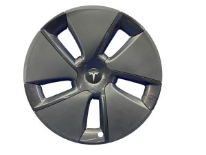  Tesla Model 3 Gray 18-Inch Aero Wheel Cover Hubcap Set (Used OEM)