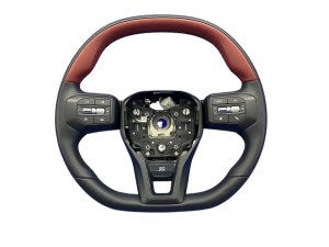 2025-2026 Kia K4 Red Sport Leatherette Steering Wheel - Front (Used OEM)