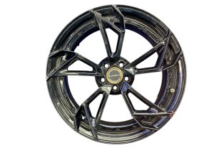 2015-2023 Audi R8 Black 20x9 and 20x12.5 PF1 Targa 3-Piece Staggered Forged Alloy Wheel Set (Used OEM)