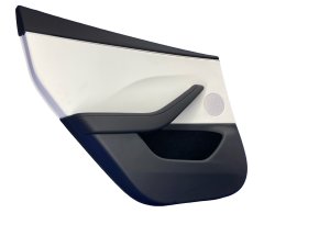  Tesla Model 3 Black Door Interior Trim Panel - Rear, Left (Driver) (Used OEM)