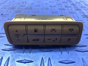 2015-2016 Hyundai Genesis Trunk Fuel Door and Instrument Light Switch Panel - Front (Used OEM)