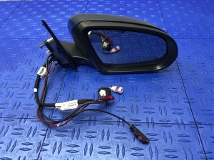 2020-2025 Mercedes-Benz GLB250 Denim Blue Power Folding Auto-Dimming Blind Spot Surround View Door/Side View Mirror - Front, Right (Passenger) (Used OEM)