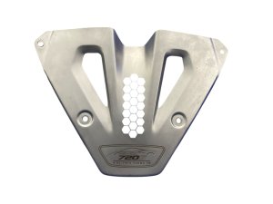2017-2023 McLaren 720S Silver Engine Name Plate Trim Cover (Used OEM)
