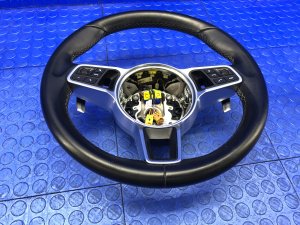 2017-2023 Porsche Panamera Black Steering Wheel (Used OEM)