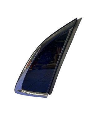 2020-2025 Mazda CX-30 Chrome Quarter Glass with Chrome Trim and Privacy Tint - Rear, Right (Passenger) (Used OEM)