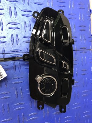 2017-2019 Genesis G90 Black Seat Switch - Front, Left (Driver) (Used OEM)