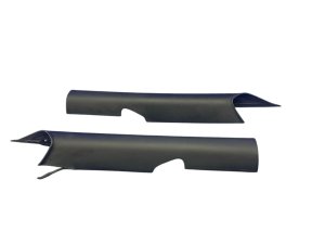 2003-2007 Lamborghini Gallardo Black Interior A-Pillar Trim Cover Panel Set (Used OEM)