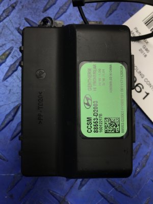 2017-2019 Genesis G90 Seat Cooling Control Module (Used OEM)
