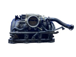 2000-2002 Lincoln LS Upper Engine Intake Manifold Assembly with Throttle Body and Injectors (Used OEM)