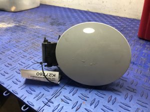 2015-2021 Jaguar F-Type Glacier White Metallic Fuel Filler Door with Gas Cap (Used OEM)