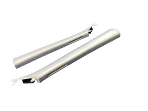 2022-2025 Genesis GV70 Beige A-Pillar Trim Cover Panel Set - Front (Used OEM)