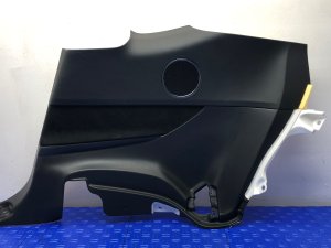 2018-2021 Lexus LC500 Black Coupe Quarter Trim Panel - Rear, Right (Passenger) (Used OEM)