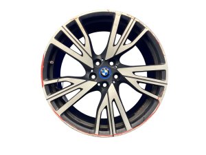 2014-2020 BMW i8 Silver 20x8.5 5 W-Spoke Directional Machined Alloy Wheel - Rear, Left (Driver) (Used OEM)