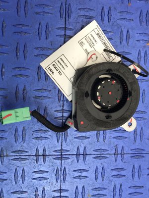 2018-2024 Honda Odyssey Lower Seat Cushion Ventilation Blower Motor - Front, Left (Driver) (Used OEM)
