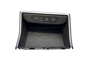 2025 Kia Carnival Black Center Console Tray with Wireless Charging Pad - Front (Used OEM)