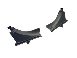 2008-2015 Audi R8 Black Lower Quarter Exterior Trim Panel Set - Rear (Used OEM)