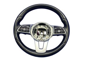 2017-2020 Mercedes-Benz E500 Black Leather Steering Wheel with Paddle Shifters - Front (Used OEM)