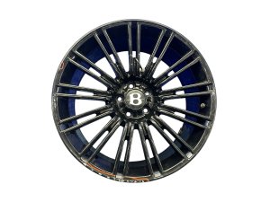 2004-2011 Bentley Continental Black 20x9.5 Multi-Spoke Alloy Wheel (Used OEM)