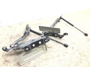 2018-2024 Lincoln Navigator Hood Hinge Set with Lift Cylinder Shocks - Front, Left (Driver) (Used OEM)