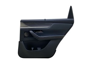 2025-2026 Mazda CX-70 Black Door Interior Trim Panel with Nappa Leather - Rear, Right (Passenger) (Used OEM)