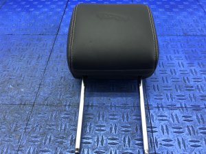 2011-2019 Jaguar XJ Black Seat Leather Headrest - Front, Right (Passenger) (Used OEM)