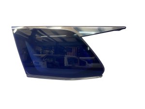 2024-2025 Toyota Grand Highlander Chrome Quarter Window Glass with Chrome Trim - Rear, Left (Driver) (Used OEM)