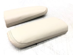 2020-2023 BMW X6 Beige Center Console Armrest Lid Half Cover Trim Set - Left (Driver) (Used OEM)