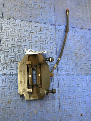 2017-2019 Genesis G90 Disc Brake Caliper with Bracket - Rear, Left (Driver) (Used OEM)