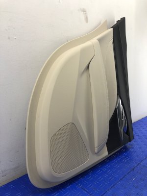 2020-2024 Cadillac CT4 Beige Door Interior Trim Panel with Bose Audio and Light Package - Rear, Left (Driver) (Used OEM)