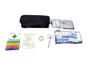 2008-2024 Mercedes-Benz C280 Black Emergency First Aid Kit with Case (Used OEM)