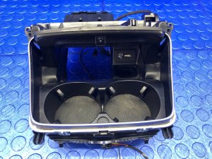 2017-2020 Mercedes-Benz E500 Center Console Storage Tray and Cup Holder Assembly (Used OEM)