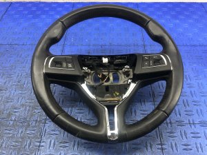 2014-2022 Maserati Quattroporte Black Leather Steering Wheel (Used OEM)