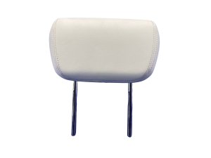 2023-2024 Fisker Ocean White Seat Leatherette Headrest - Rear, Right (Passenger) (Used OEM)