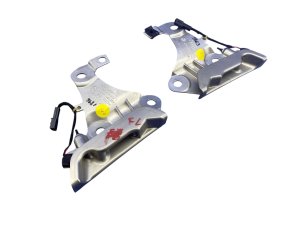 2011-2015 Audi R8 Convertible Top Roof Soft Close End Plate Support Bracket Set - Front (Used OEM)