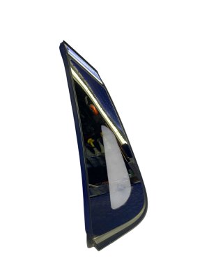 2023-2025 Subaru Solterra Black Quarter Glass with Black Moulding - Rear, Left (Driver) (Used OEM)