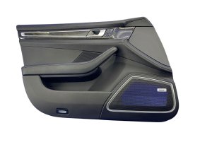 2017-2023 Porsche Panamera Black Door Interior Trim Panel - Front, Left (Driver) (Used OEM)
