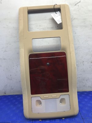 2008-2009 Lexus LS600h Beige Overhead Roof Console with Reading Light - Rear (Used OEM)