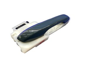 2020-2025 Kia Telluride Green Exterior Door Handle with Chrome Trim - Rear, Right (Passenger) (Used OEM)