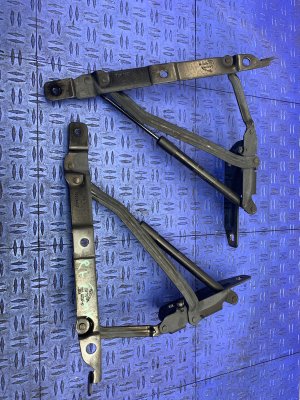 2014-2023 Jaguar F-Type Manual Liftgate Lift Support and Hinge Assembly - Left (Driver) (Used OEM)