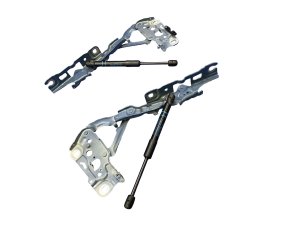 2017-2023 BMW 528i Hood Hinge Support Bracket and Shock Set - Front, Right (Passenger) (Used OEM)