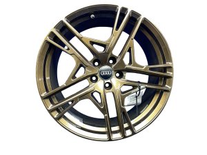 2020 Audi R8 Bronze 20x8.5 5-Split Spoke Monoblock Y-Spoke Alloy Wheel (Used OEM)