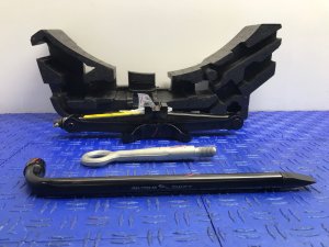 2016-2019 Jaguar XF Emergency Spare Tire Jack Assembly with Tool Kit (Used OEM)